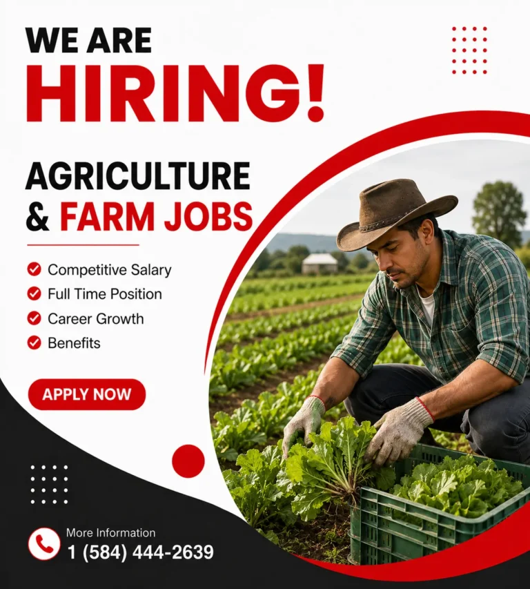 Agriculture Job in Canada